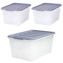 가쯔 멀티블럭리빙박스 56L + 24L 2p, 그레이, 1세트