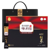 종근당 홍삼정 애니타임 골드   쇼핑백, 10ml x 30개입, 1세트