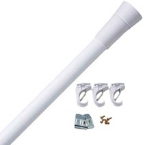 메종텍스타일 심플롱라인 25 mm 커튼봉, 화이트