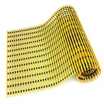 월광매트 튜브형 미끄럼방지매트 120 x 100 cm, 노랑색, 1개