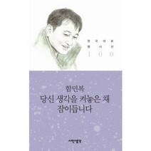 당신 생각을 켜놓은 채 잠이듭니다, 시인생각, 함민복 저