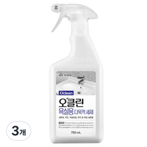 오클린 욕실용 다목적 세제, 750ml, 3개