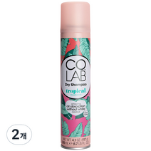 코랩 퍼퓸 드라이샴푸 트로피칼, 200ml, 2개