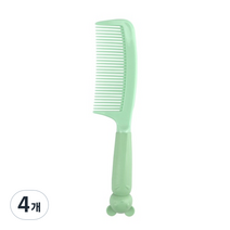 더웨일 마카롱 깜찍 애니멀 빗, 4개, 민트쥐돌이