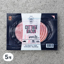 존쿡델리미트 목살베이컨, 150g, 5개