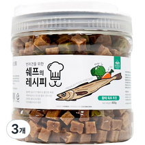 펫슐랭 강아지 쉐프의 레시피 트릿 800g, 황태육포, 3개