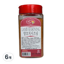 내츄럴스파이스 양꼬치시즈닝, 250g, 6개