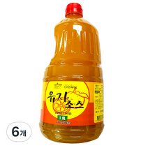 이엔 유자 소스 드레싱, 1.8L, 6개