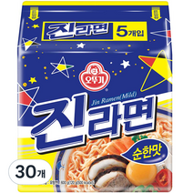 오뚜기 진라면 순한맛 120g, 30개