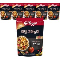 켈로그 리얼 그래놀라 오리지널 시리얼, 6개, 400g