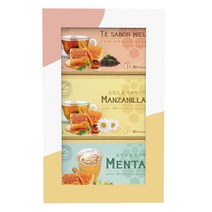 도밍고 꿀차 3종 선물세트, 꿀홍차 20p + 꿀민트 20p + 꿀캐모마일 20p, 1세트