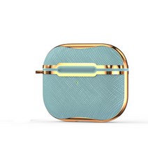 크리스탈라인 에어팟프로 케이스, 에메랄드골드