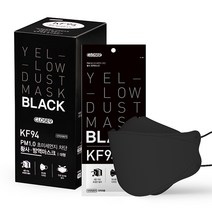 클로저 에버그린 블랙 황사 방역용 마스크 대형 KF94, 20매입, 1개