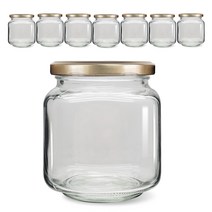 미르 사각유리병 낮은형 1000 G, 800ml, 8개