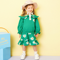헤이미니 여아용 살랑살랑 플라워 원피스