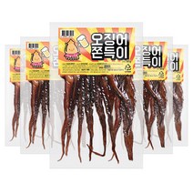 해맑은푸드 오징어 쫀득이, 60g, 5개