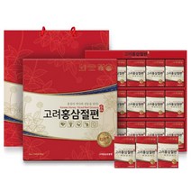 고려홍삼진흥원 홍삼절편 선물세트 15개입   쇼핑백, 300g, 1개