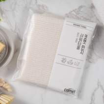 코멧 한지 샤워타올, 화이트, 1개