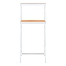 스피드랙 V2 2단 세탁기 선반 800 x 400 x 2100 mm, 화이트