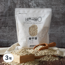 바른곡물 국산 율무쌀, 3개, 800g