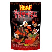 HBAF 불닭맛 아몬드, 210g, 1개