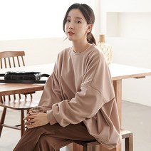 세이스타일 포엠 여리여리 오버핏 맨투맨