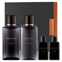 꽃을든남자 이모션 블랙 스킨케어 스페셜 토너 160ml + 35ml + 로션 160ml + 35ml 세트, 1세트