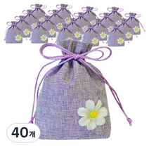 플라워 장식 포장용 컬러 마주머니 10 x 14 cm, 퍼플, 40개