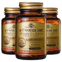 솔가 비타민D3 1000IU, 180정, 3개