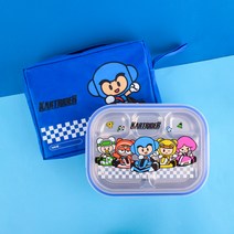 릴팡 카트라이더 락 스텐 식판컬러가방세트, 혼합색상, 식판 + 가방