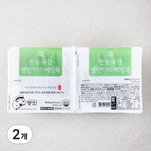 한둘 국산 명인이 만든 메밀묵 2입, 1040g, 2개