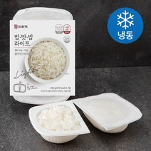 밥이야 0.5공기 밥맛밥라이트 쌀밥 (냉동), 200g, 3개