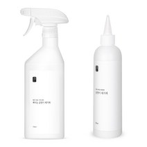 생활공작소 뿌리는 곰팡이 제거제 750ml + 겔 곰팡이 제거제 300ml, 1세트