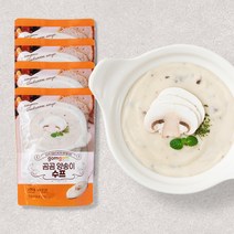 곰곰 양송이 수프 (냉장), 190g, 4개