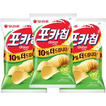 오리온 포카칩 어니언, 137g, 3개