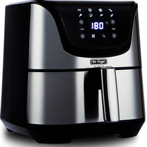 롯데알미늄 디지털 사각 에어프라이어 5L + 레시피북, LSF810, 혼합 색상