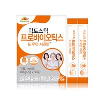 비타민뱅크 락토스틱 프로바이오틱스 포 우먼 사과맛, 2g, 30개