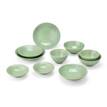 광주요 캐주얼라인 2인 홈식기 세트 10p, 미송, 밥공기 2p + 국공기 2p + 원형볼13 2p + 원형볼17 2p + 원형볼20 2p
