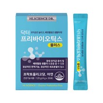 에이치엘사이언스 닥터프리바이오틱스 플러스 유산균 30p, 120g, 1박스