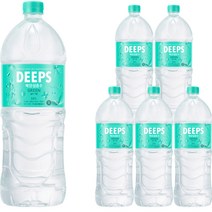 딥스 해양심층수 그린, 2L, 6개