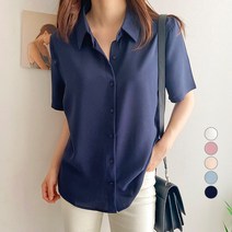 제이에이치스타일 링클프리 반팔 블라우스 ITROK169