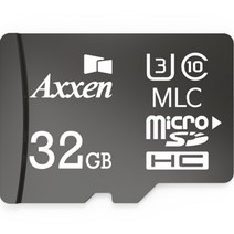[zigdot] 액센 블랙박스용 MSD Black MLC U3 Class10 마이크로 SD 카드, 32GB