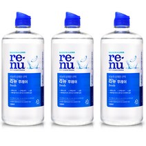 바슈롬 리뉴 후레쉬 렌즈 세정액 120ml, 3개