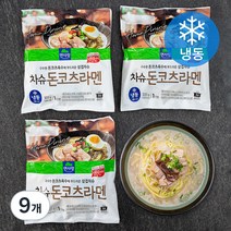 면사랑 차슈돈코츠라멘 (냉동), 331g, 9개