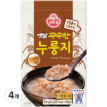 오뚜기 누룽지 (60GX5), 300g, 4개
