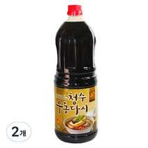 청수식품 우동다시 소스, 1.8L, 2개