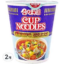 닛신 컵누들 스파이시 씨푸드맛 71g, 2개