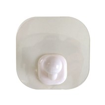 엘머스 스퀘어 다용도걸이, 투명, 1개