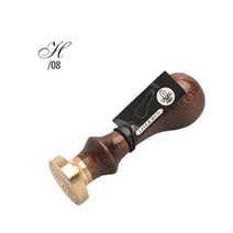 제이허빈 알파벳 이탤릭 놋쇠인장, H, 1개