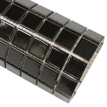 이누데코 자기질모자이크 25mm 5ea, 블랙 유광
